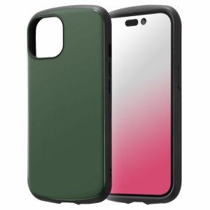 イングレム IN-P41AC4/OV iPhone 15用 耐衝撃ケース MiA（オリーブ）[INP41AC4OV] 返品種別A