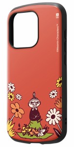 イングレム IN-AP42AC4/MT24 iPhone 15 Pro用 ムーミン 耐衝撃ケース MiA（リトルミイ＆お花）[INAP42AC4MT24] 返品種別A