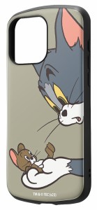 イングレム iPhone 15 Pro Max用 トムとジェリー 耐衝撃ケース MiA（トムとジェリー_キャッチ）  IN-WP44AC4/TJ42返品種別A