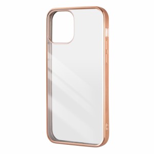 イングレム IN-P27CC16/PGM iPhone 12/12 Pro用 ハイブリッドケース META Cover（ピンクゴールド）[INP27CC16PGM] 返品種別A