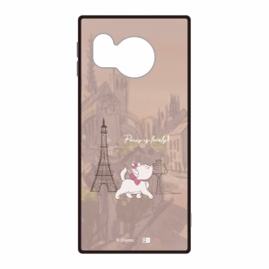 イングレム AQUOS sense8（SH-54D/SHG11）用 ディズニー ハイブリッドケース KAKU（おしゃれキャット_名作）  IQ-DAQM3K3TB/MA1返品種別A