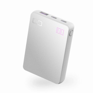 CIO SMARTCOBY Pro SLIM 35W 薄型 モバイルバッテリー Type-C×2/USB-A×1 10000mAh（ホワイト）  CIOMB35W2C1A10000SWH返品種別A