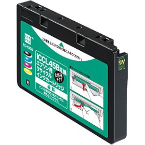 エコリカ ECI-E45B ［エプソン ICCL45B 互換］リサイクルインク（大容量/4色一体型)ecorica[ECIE45B] 返品種別A