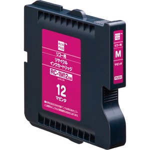 エコリカ ECI-RC12M ［リコーRC-1M12 互換］リサイクルインクカートリッジ（マゼンタ）ecorica[ECIRC12M] 返品種別A