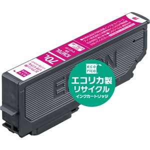 エコリカ ECI-E70L-M ［エプソン ICM70L 互換］リサイクルインクカートリッジ（マゼンタ）ecorica[ECIE70LM] 返品種別A