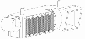 トラムウェイ (HO) TW-DC008 放熱器2（黒）・2個入り トラムウェイTW-DC008 ホウネツキ2返品種別B