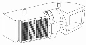 トラムウェイ (HO) TW-DC016 放熱器4（灰）・2個入り トラムウェイTW-DC016 ホウネツキ4返品種別B