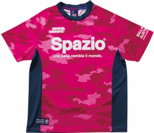 スパッツィオ サッカー・フットサル用　トレーニングシャツ　半袖（ホットピンク・サイズ：M） FEL-GE0360-62-M返品種別A