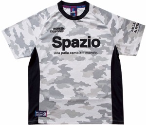 スパッツィオ サッカー・フットサル用　トレーニングシャツ　半袖（ホワイト・サイズ：M） FEL-GE0360-01-M返品種別A
