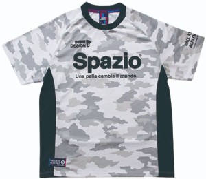 スパッツィオ サッカー・フットサル用　トレーニングシャツ　半袖（ホワイト・サイズ：140cm） FEL-GE0381-01-140返品種別A