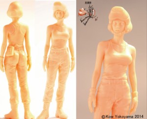 ブリックワークス 1/20 ヘビーメタル表紙バージョン 女性パイロット(マシーネンクリーガー)【MUS-18】レジンキット  返品種別B