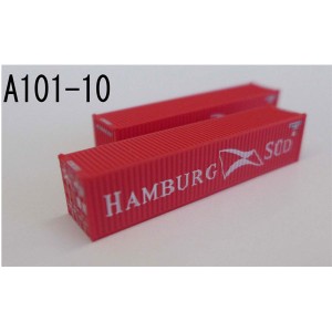 六半 (Z) A101-10 HAMBURG SUD 40f 海上コンテナ ロクハン A101-10 コンテナ HAMBURG SUD返品種別B