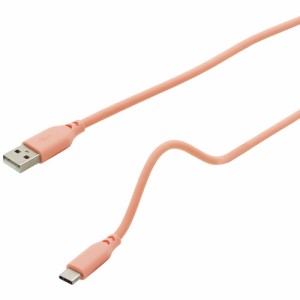 インプリンク IUSSAC200PK TYPE-C マシュマロ充電通信ケーブル 2.0m（ピンク）[IUSSAC200PK] 返品種別A