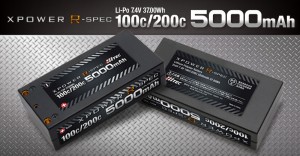 ハイテックマルチプレックスジャパン 【再生産】XPOWER R-SPEC Li-Po 7.4V 5000mAh 100C/200C【XPR5000S】ラジコンパーツ  返品種別B
