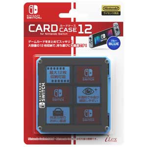 【Switch】カードケース12 for ニンテンドーSWITCH BLUE 返品種別B