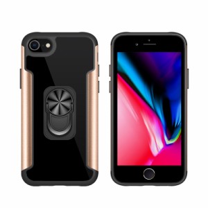 イミディア IMD-CA837GD iPhone SE（第3/2世代）/8用 リング付プロテクションケース（ゴールド）[IMDCA837GD] 返品種別A