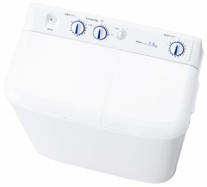 ハイアール JW-W55G-W 5.5kg 2槽式洗濯機 ホワイトHaier[JWW55GW] 返品種別A