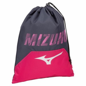 ミズノ 33JM200387 シューズ袋（ネイビー×ピンク）MIZUNO[33JM200387] 返品種別A