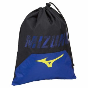 ミズノ 33JM200391 シューズ袋（ブラック×ブルー）MIZUNO[33JM200391] 返品種別A