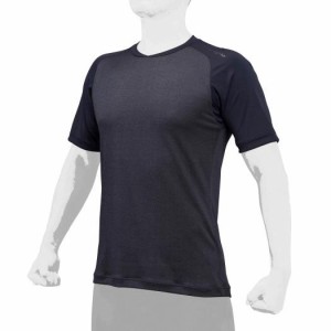 ミズノ 野球用アンダーシャツ V-Coolネック/半袖（ネイビー・サイズ：O） 12JA2P3414O返品種別A