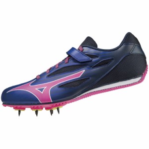 ミズノ U1GA222486235 陸上スパイク（ブルー×ピンク・サイズ：23.5cm）MIZUNO　エックススピリット[U1GA222486235] 返品種別A