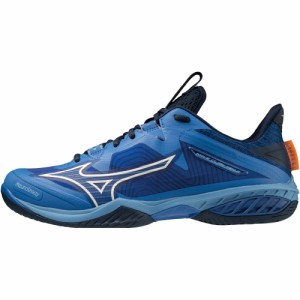 ミズノ バドミントンシューズ　ウエーブクロー NEO 2（ブルー×サックス・サイズ：23.0cm） MIZUNO 71GA227006230返品種別A