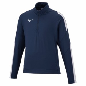 ミズノ ストレッチニットシャツ　ジュニア(ドレスネイビー・サイズ：130) MIZUNO　サッカー/フットボール P2MC268014130返品種別A