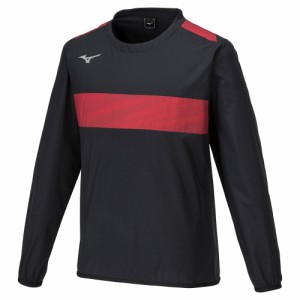 ミズノ ピステシャツ　ユニセックス(ブラック×チャイニーズレッド・サイズ：M) MIZUNO　サッカー/フットボール P2MEA30096M返品種別A