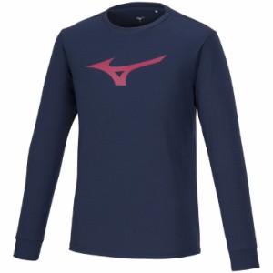 ミズノ 32MAA15714M Tシャツ(長袖)（ドレスネイビー×マゼンタ・サイズ：M）MIZUNO[32MAA15714M] 返品種別A