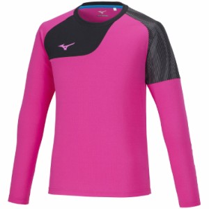 ミズノ 32MAA14065M Tシャツ(長袖)（ピンクグロー・サイズ：M）MIZUNO[32MAA14065M] 返品種別A