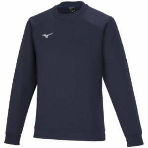 ミズノ 32MCA17514XL スウェットクルー（ネイビー・サイズ：XL）MIZUNO[32MCA17514XL] 返品種別A