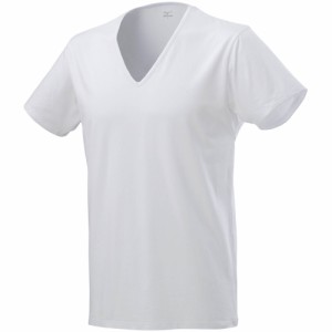 ミズノ メンズ　着るドラント　クイックドライ　アンダー　Vネック　半袖シャツ（ホワイト・サイズ：M） C2JAA12101M返品種別A