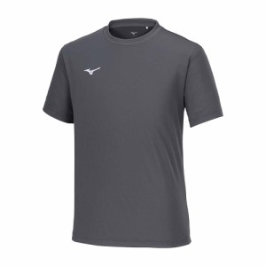 ミズノ メンズ　ナビドライTシャツ（チャコールグレー×ホワイト・サイズ：XL） mizuno NAVIDRY 半袖 丸首 32MA119008XL返品種別A