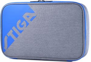 STIGA（スティガ） 卓球用ケース BATWALLET EDGE JP（ラケットケース エッジ JP）（グレー×ブルー）  STJ-1420026681返品種別A
