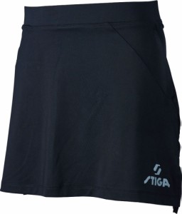 STIGA（スティガ） STJ-1809030101 卓球 レディース STIGAスカート プロ JTTA公認（ブラック・サイズ：3XS）[STJ1809030101] 返品種別A