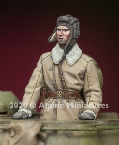 アルパイン 1/35 WWII 露 ロシア戦車長＃2【AM35282】レジン製フィギュア  返品種別B