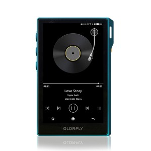 カラーフライ Portable Audio Player U6 デジタルオーディオプレイヤー　64GBメモリ内蔵+外部メモリ対応COLORFLY[U6BLUE] 返品種別A