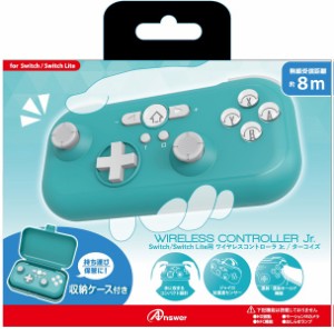 Switch/Switch Lite用　ワイヤレスコントローラ Jr. （ターコイズ） 返品種別B