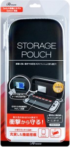 Switch有機ELモデル/Switch用 ストレイジポーチ （ブラック＆ホワイト） 返品種別B