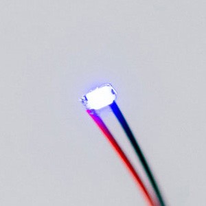 ハイキューパーツ 配線済超小型LEDランプ ブルー (2個入) 【LEDS-BLU】  返品種別B