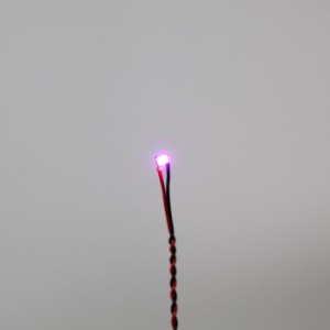 ハイキューパーツ ワンタッチLEDシリーズ2 配線済超小型LEDランプ ピンク（2個入)【LEDS-PIN】  返品種別B