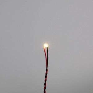 ハイキューパーツ ワンタッチLEDシリーズ2 配線済超小型LEDランプ 電球色（2個入)【LEDS-DEN】  返品種別B