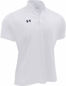 アンダーアーマー アーマー ポロ（ボタンダウン）（ホワイト/ブラック・サイズ：MD） UNDER ARMOUR　UA 1342582-100-MD返品種別A