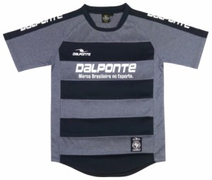 DalPonte(ダウポンチ) ボーダープラクティスシャツ　ジュニア用（ネイビー・サイズ：150） DPZ98-NVY-150返品種別A