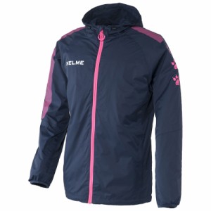 KELME（ケレメ） サッカー・フットサル用　ウインドウェア（ネイビー×ネオンローズ・サイズ：XL） TTS-3881211-420-XL返品種別A