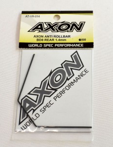 AXON AXON ANTI ROLL BAR BD8 REAR 1.4mm【AT-YR-014】ラジコンパーツ  返品種別B