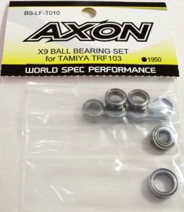 AXON X9 BALL BEARING SET for TRF103【BS-LF-T010】ラジコンパーツ  返品種別B