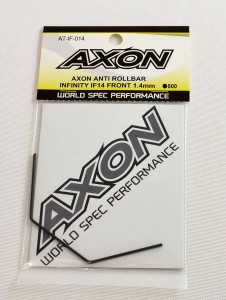 AXON AXON ANTI ROLL BAR IF14 FRONT 1.4mm【AT-IF-014】ラジコンパーツ  返品種別B