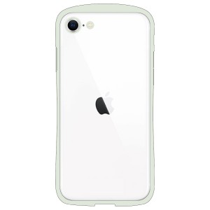 NATURALdesign IP7-CHC09 iPhone SE(第3/2世代)/8/7用 背面型ケース マットラバー加工 CHROME-CLEAR（ピスタチオ）[IP7CHC09] 返品種別A