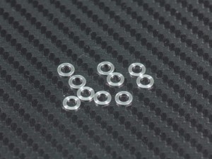 INFINITY アルミスペーサー3x5x0.5mm（シルバー/10個）ラジコンパーツ  返品種別B